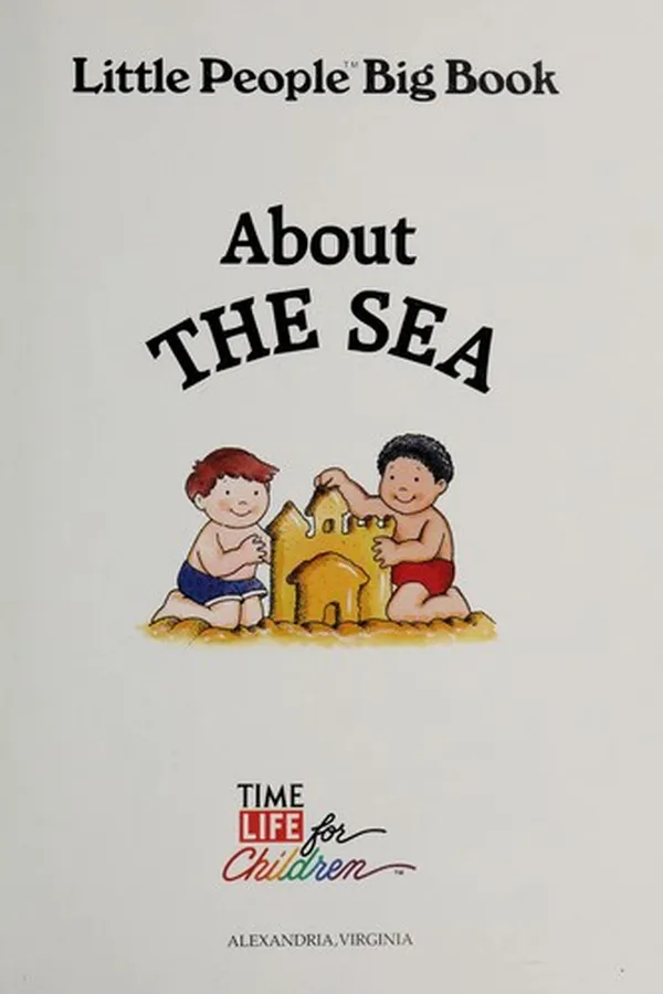 Capa de Little people big book about the sea
