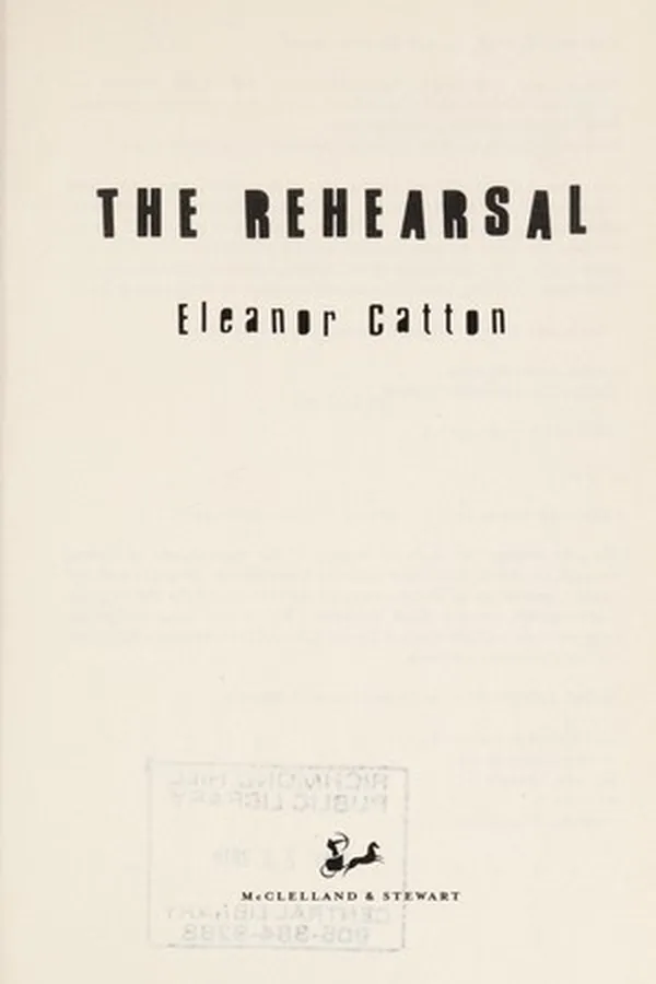 Capa de The rehearsal