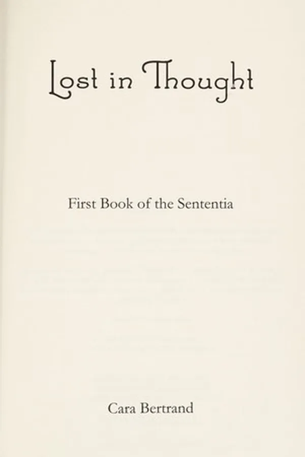 Capa de Lost in thought