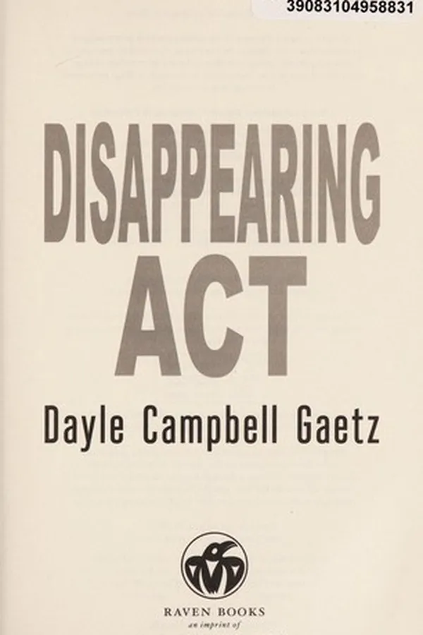Capa de Disappearing act