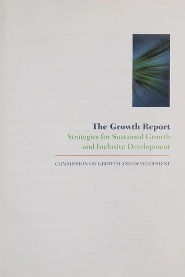 Capa de The growth report
