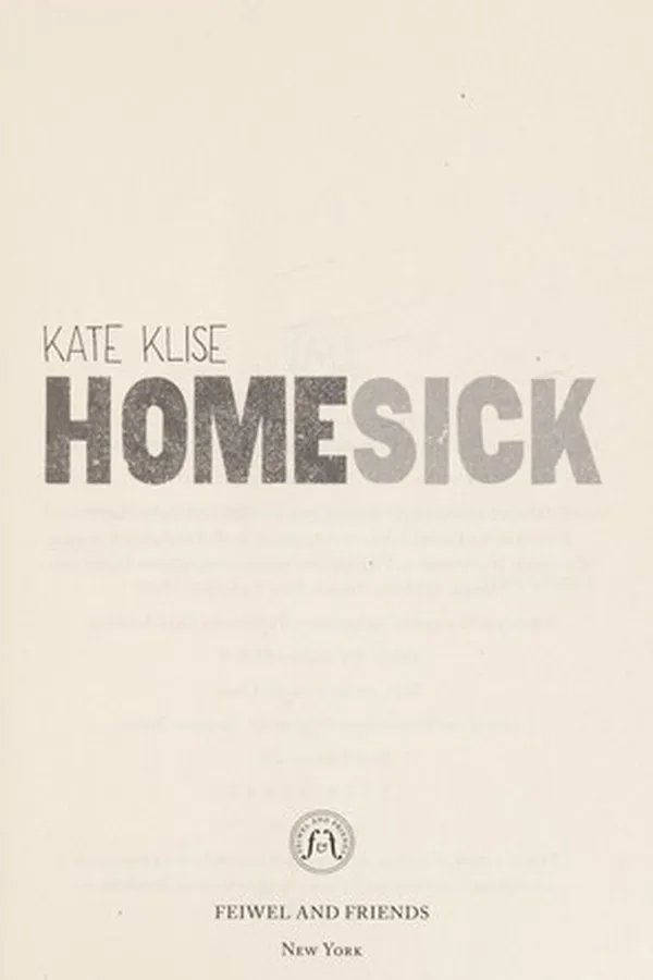 Capa de Homesick