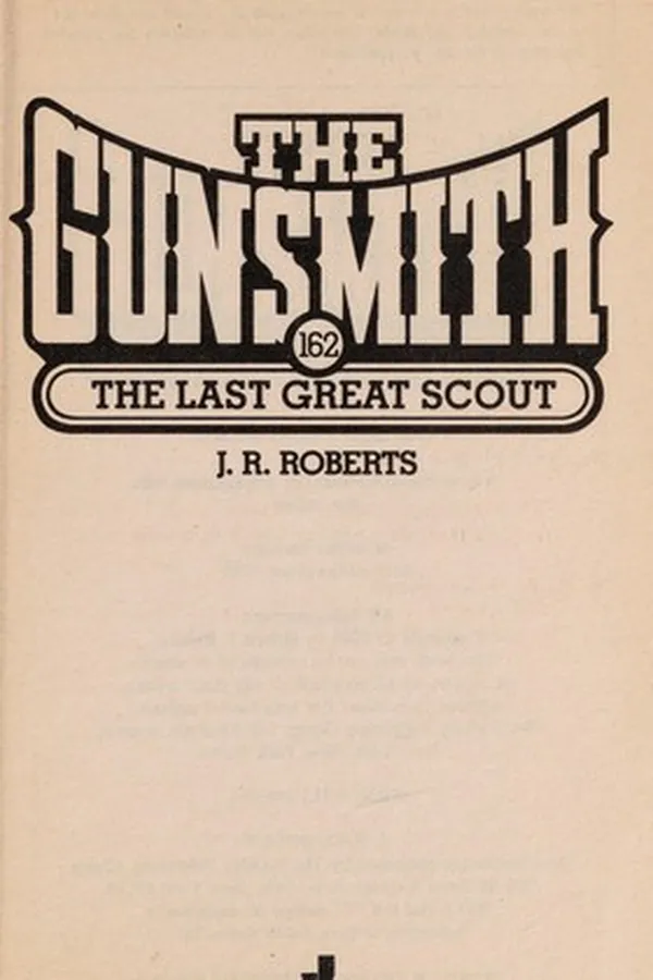 Capa de The Last Great Scout