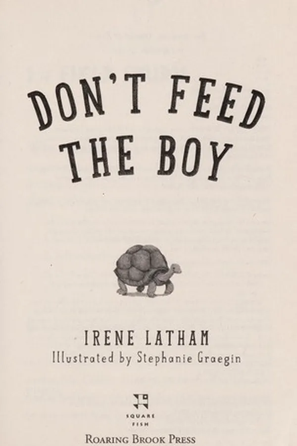 Capa de Don't feed the boy