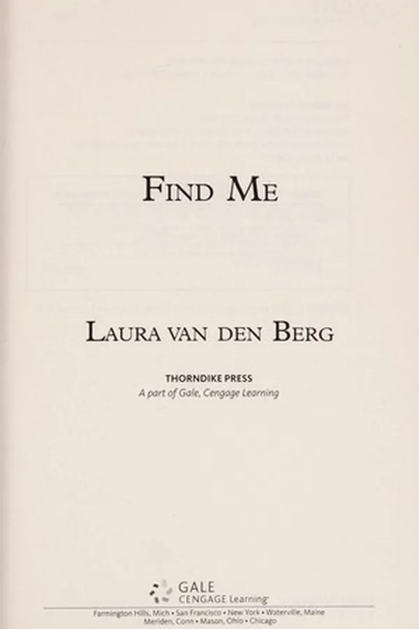 Capa de Find me