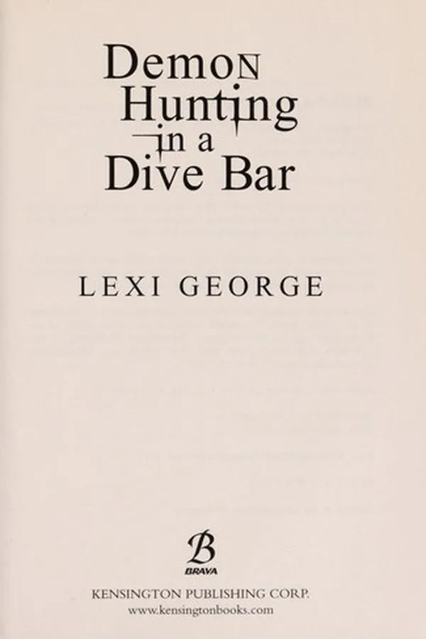 Cover of Demon hunting in a dive bar