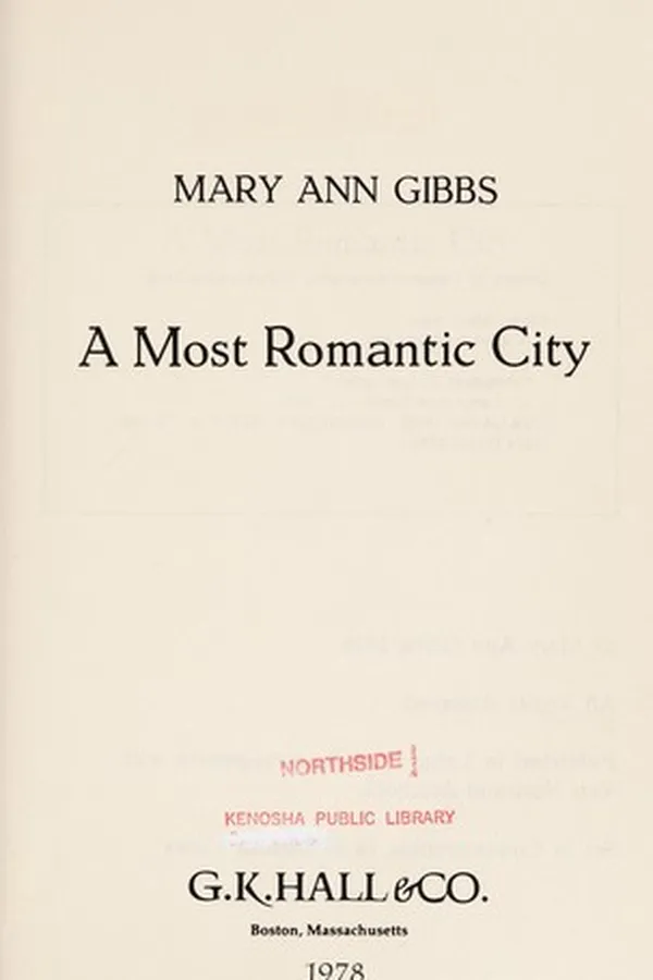 Capa de A Most Romantic City