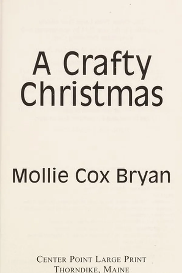Capa de A crafty Christmas