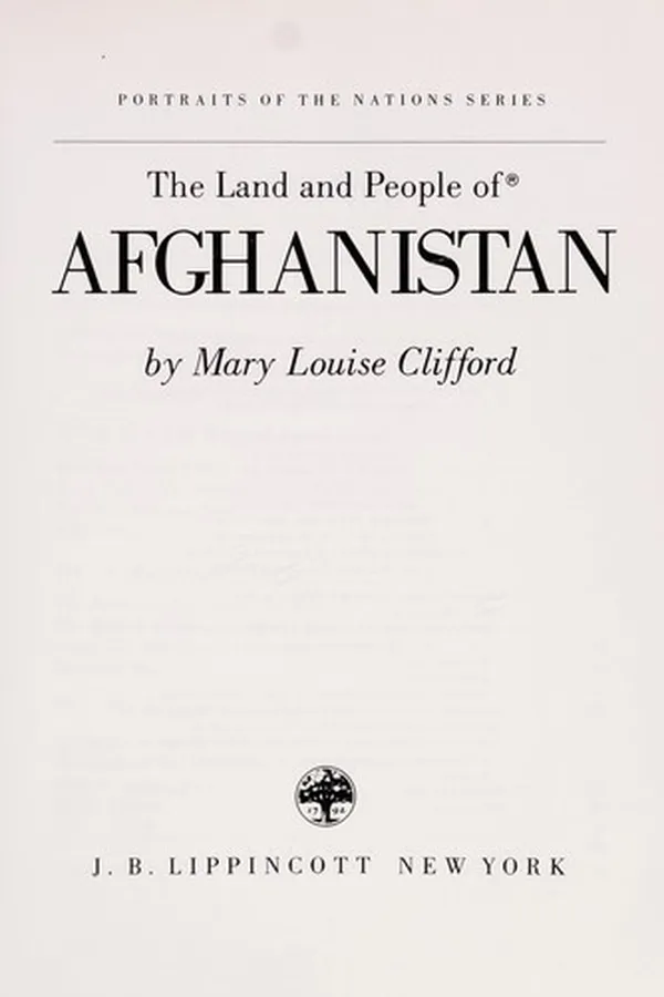Capa de The land and people of Afghanistan