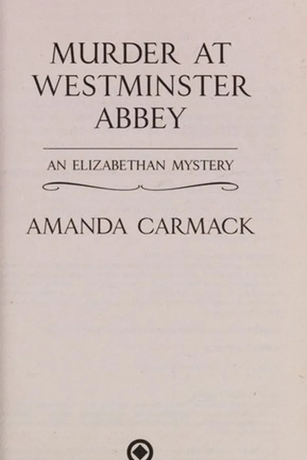 Capa de Murder at Westminster Abbey