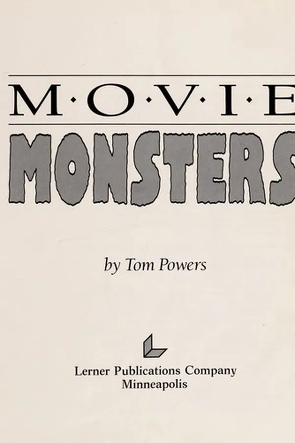 Capa de Movie monsters