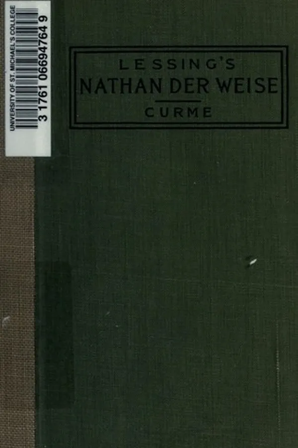 Capa de Nathan der Weise