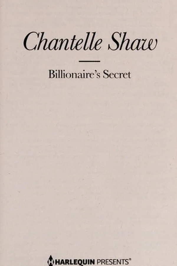 Capa de Billionaire's secret