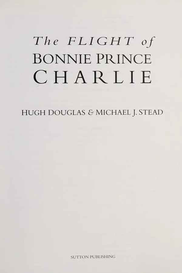 Capa de The flight of Bonnie Prince Charlie
