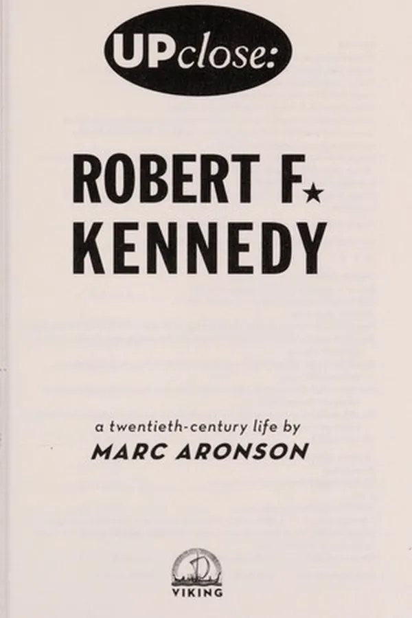 Capa de Robert F. Kennedy, a twentieth-century life
