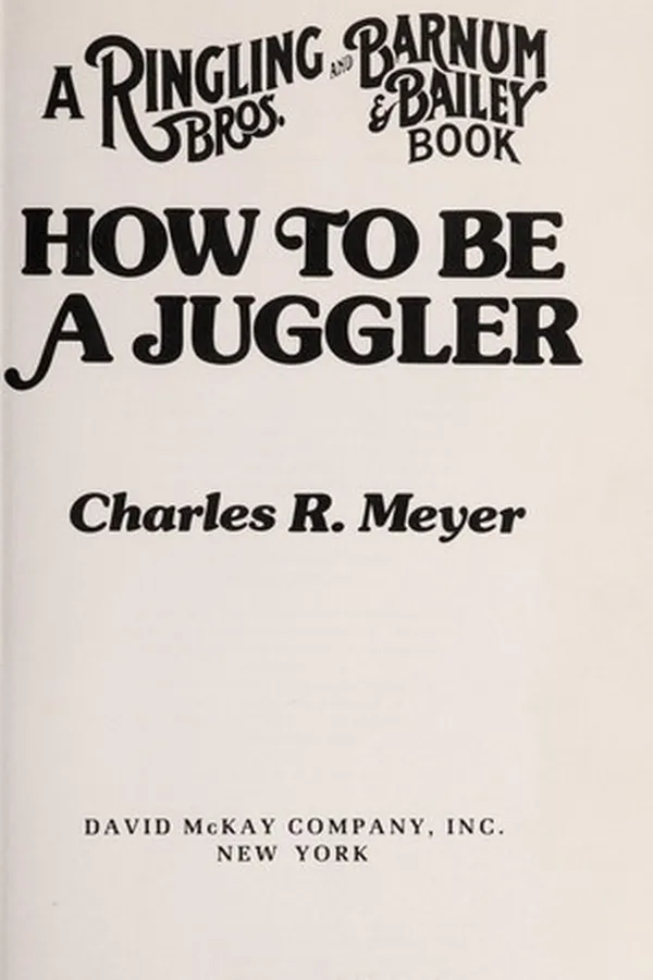 Capa de How to be a juggler