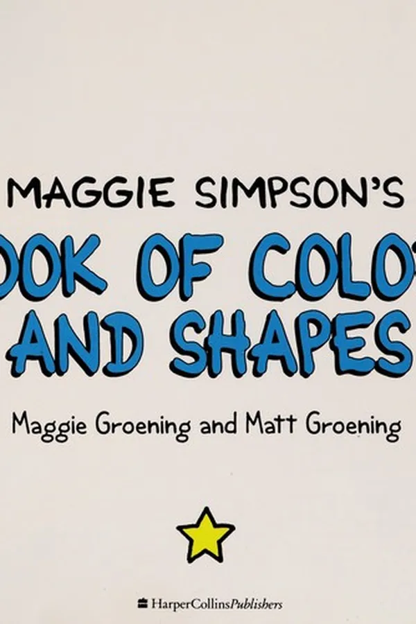 Capa de Maggie Simpson's book of colors and shapes