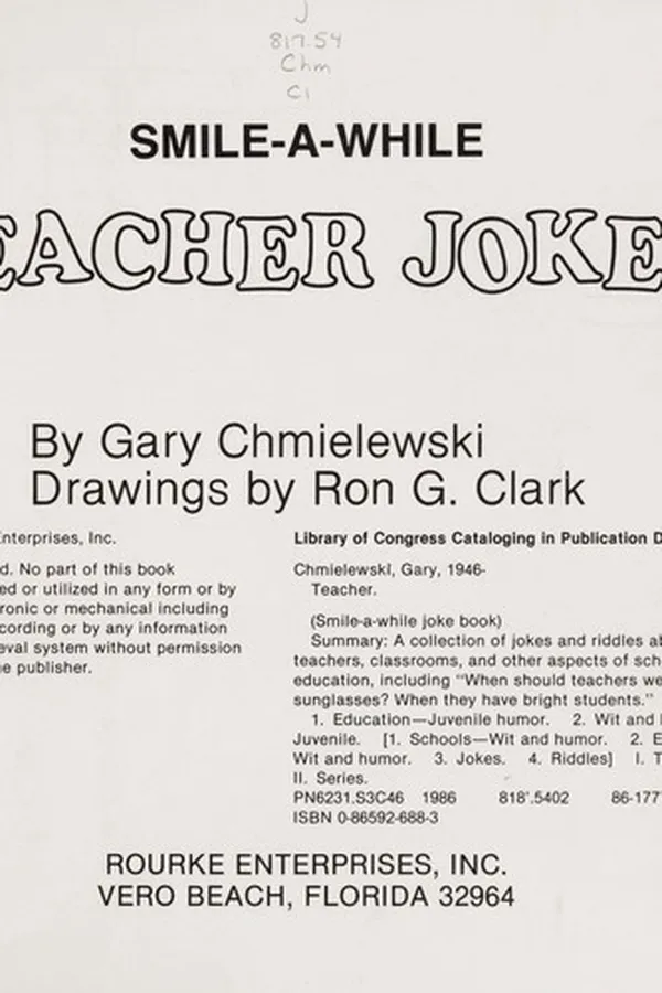 Cover of Teacher jokes