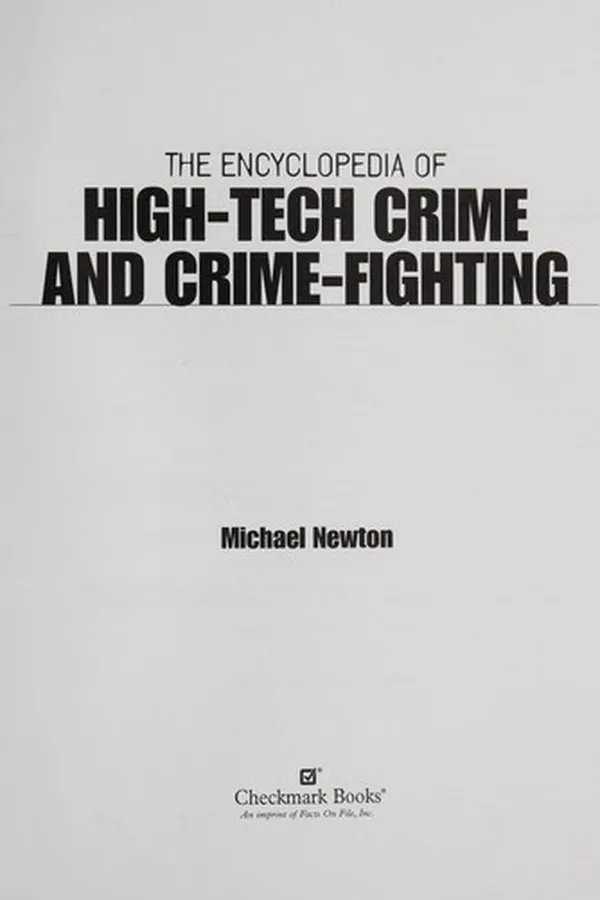 Capa de The encyclopedia of high-tech crime and crime-fighting