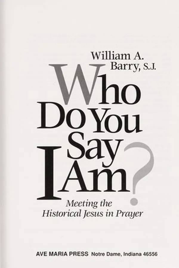 Cover of Who do you say I am?
