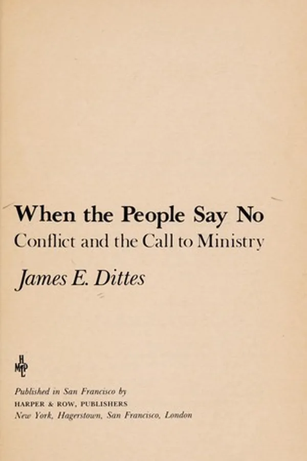 Capa de When the People Say No
