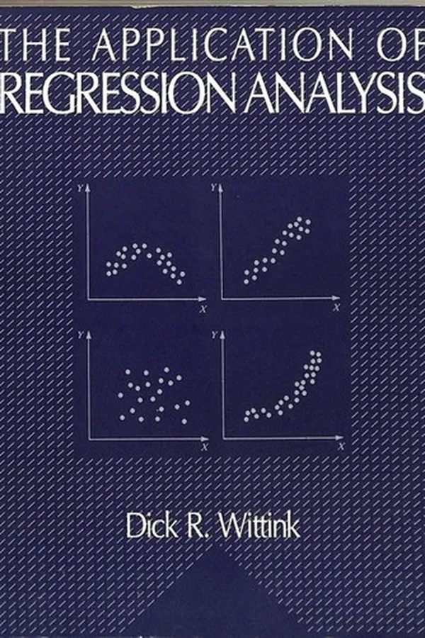Capa de The application of regression analysis