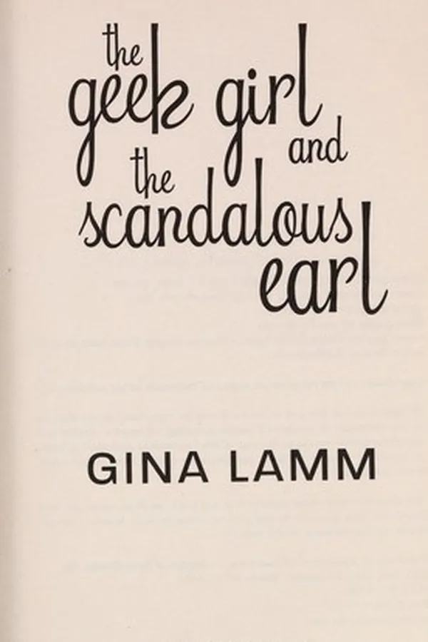Capa de The geek girl and the scandalous earl