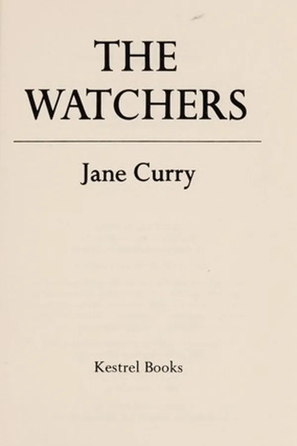 Capa de The watchers