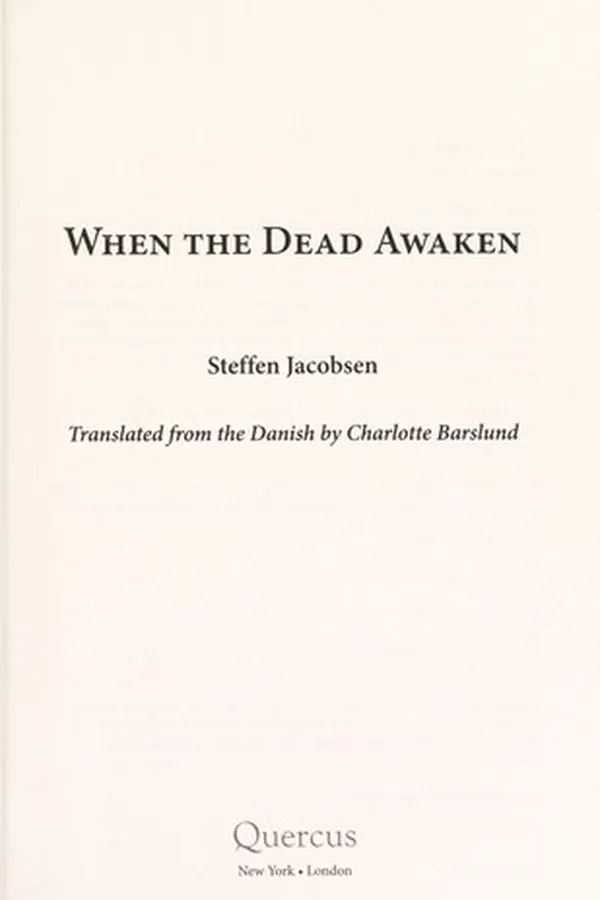 Capa de When the dead awaken