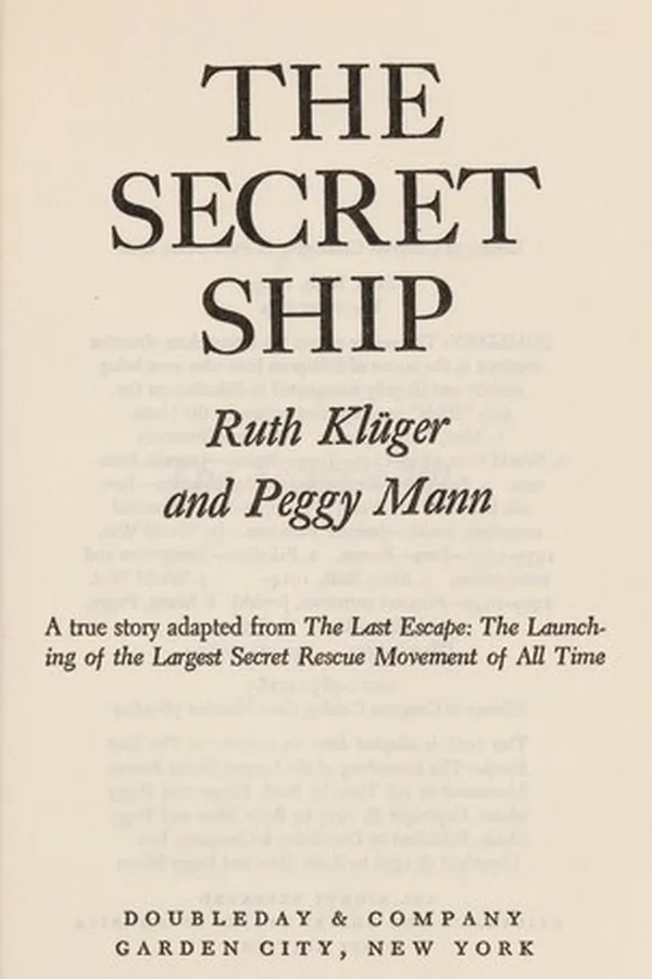 Capa de The secret ship