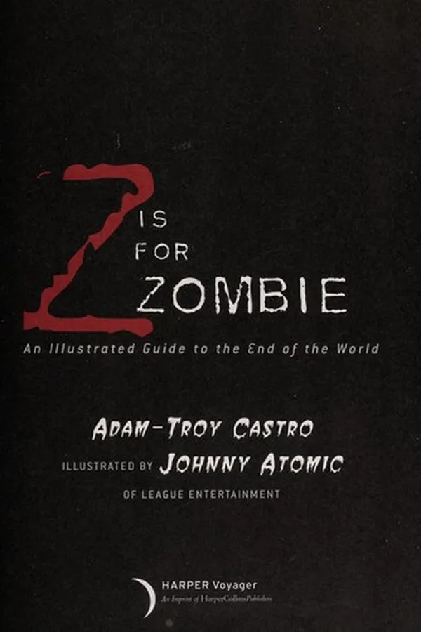Capa de Z is for zombie