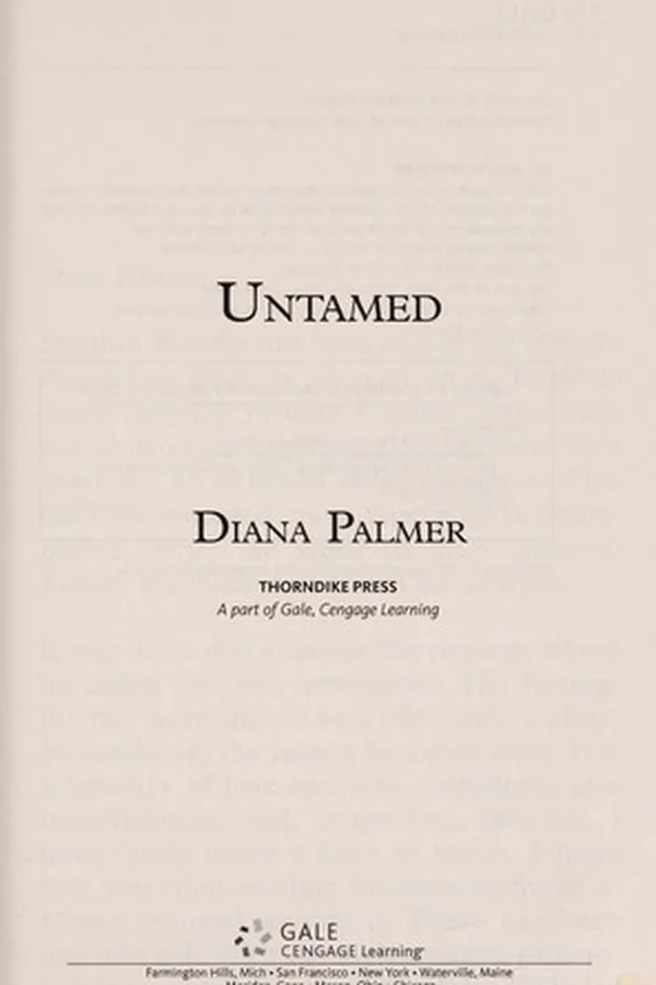 Capa de Untamed