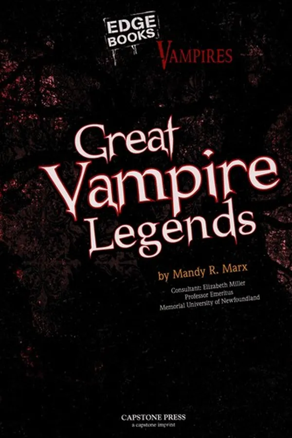 Capa de Great vampire legends