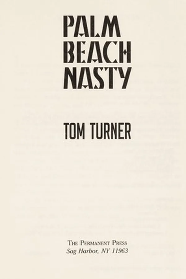 Capa de Palm Beach nasty