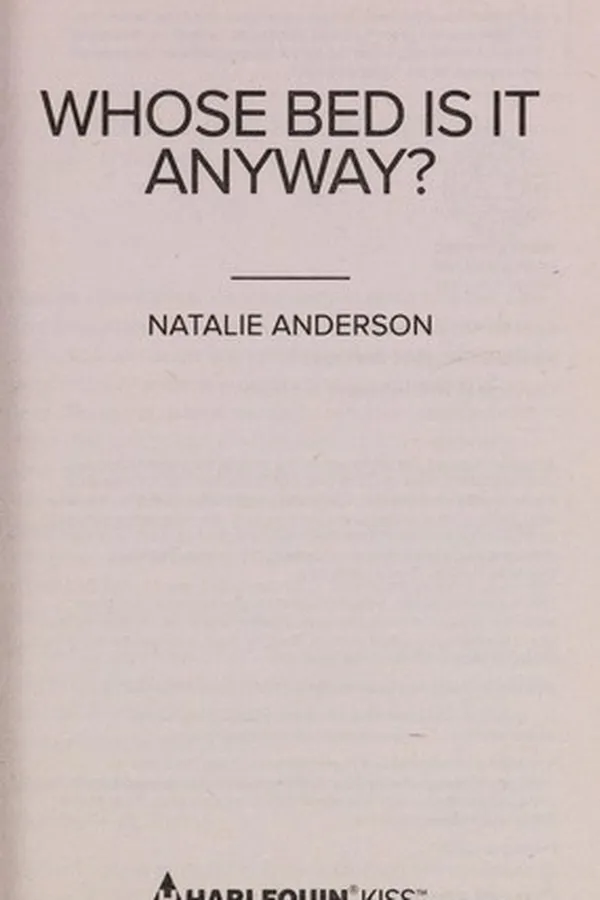 Capa de Whose bed is it anyway?