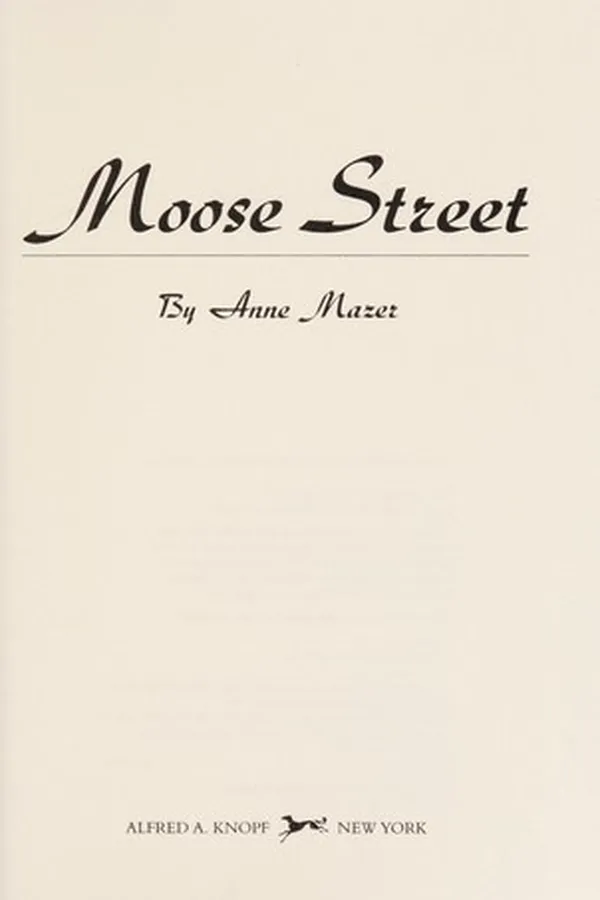 Capa de Moose Street