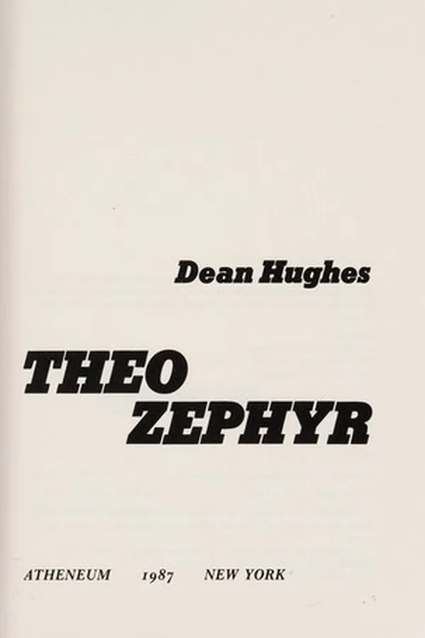 Cover of Theo Zephyr