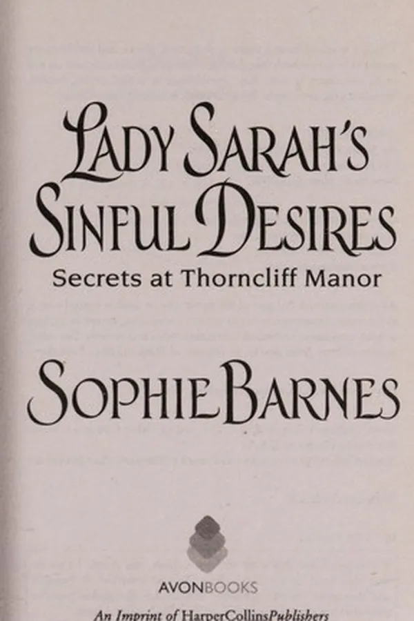 Capa de Lady Sarah's sinful desires