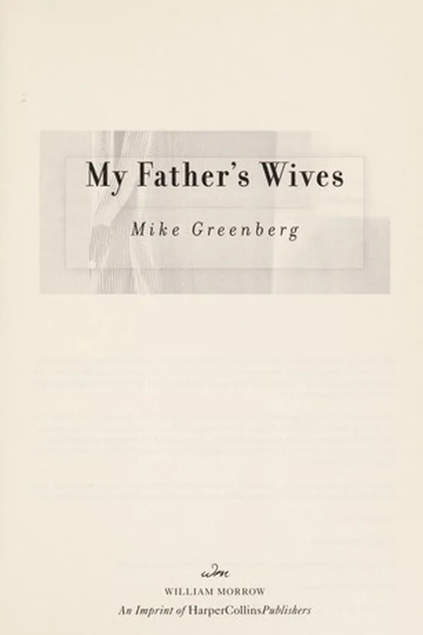 Capa de My father's wives