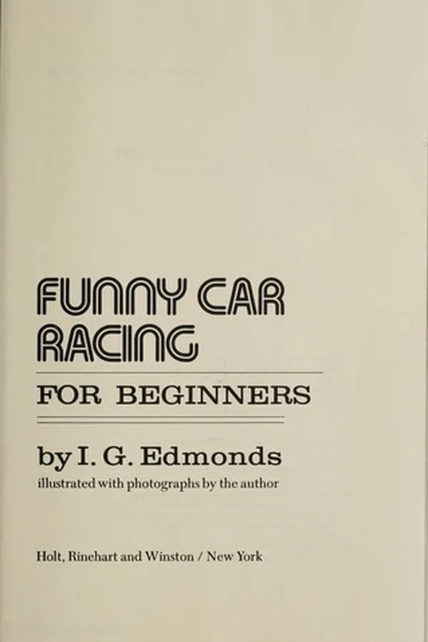 Capa de Funny car racing for beginners