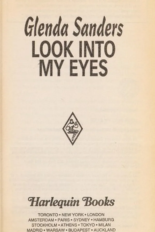 Capa de Look Into My Eyes