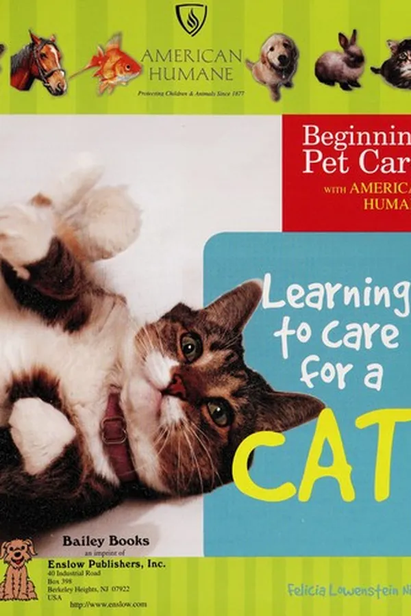 Capa de Learning to care for a cat