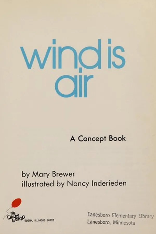 Cover of Wind is air