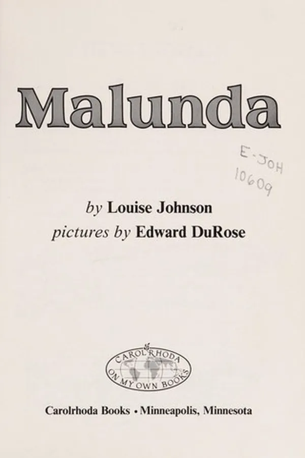 Capa de Malunda