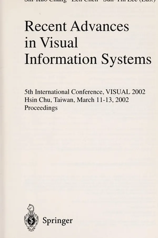Capa de Recent advances in visual information systems