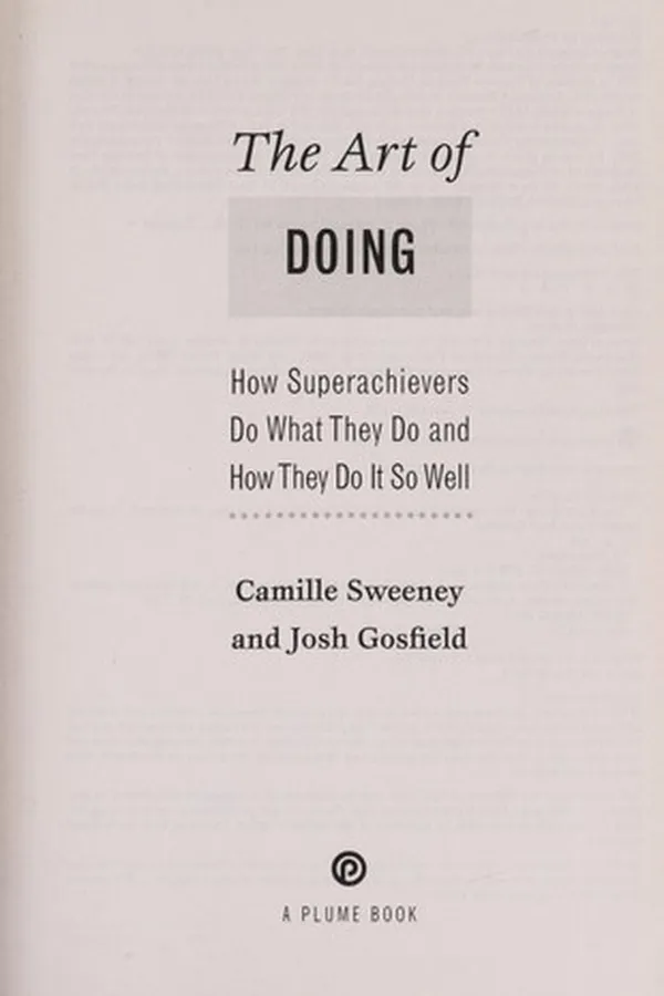 Capa de The art of doing