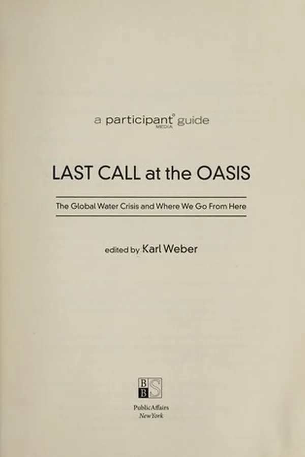 Capa de Last call at the oasis