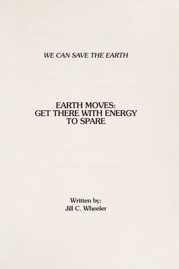 Capa de Earth moves