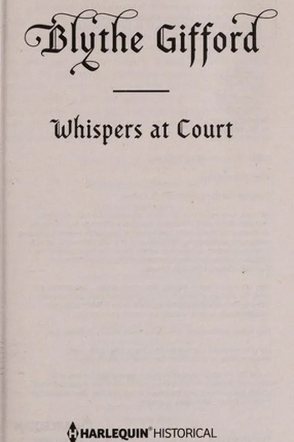 Cover of Whispers at Court