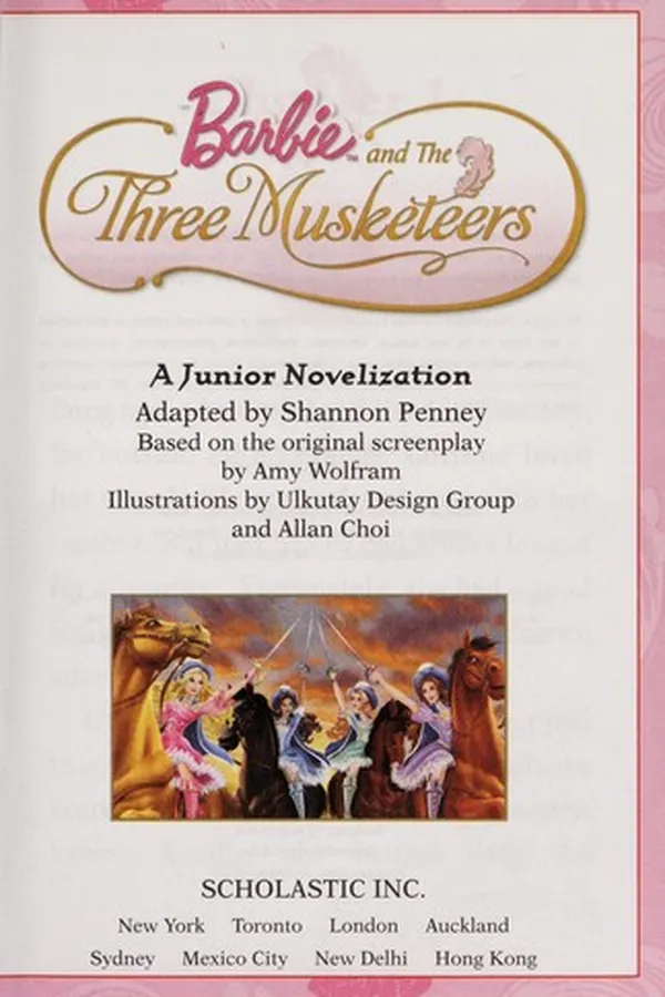 Capa de Barbie and the three musketeers